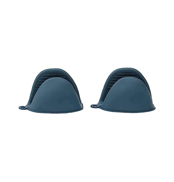 4-Pack(Navy-Blue)Hot Plate Gripper,Stainless Steel Bowl Clip,Kitchen Tongs Bowl Dish Pan Clip Anti-scalding, NavyBlue