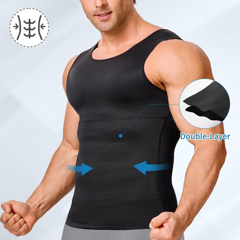 Men's tummy tuck vest