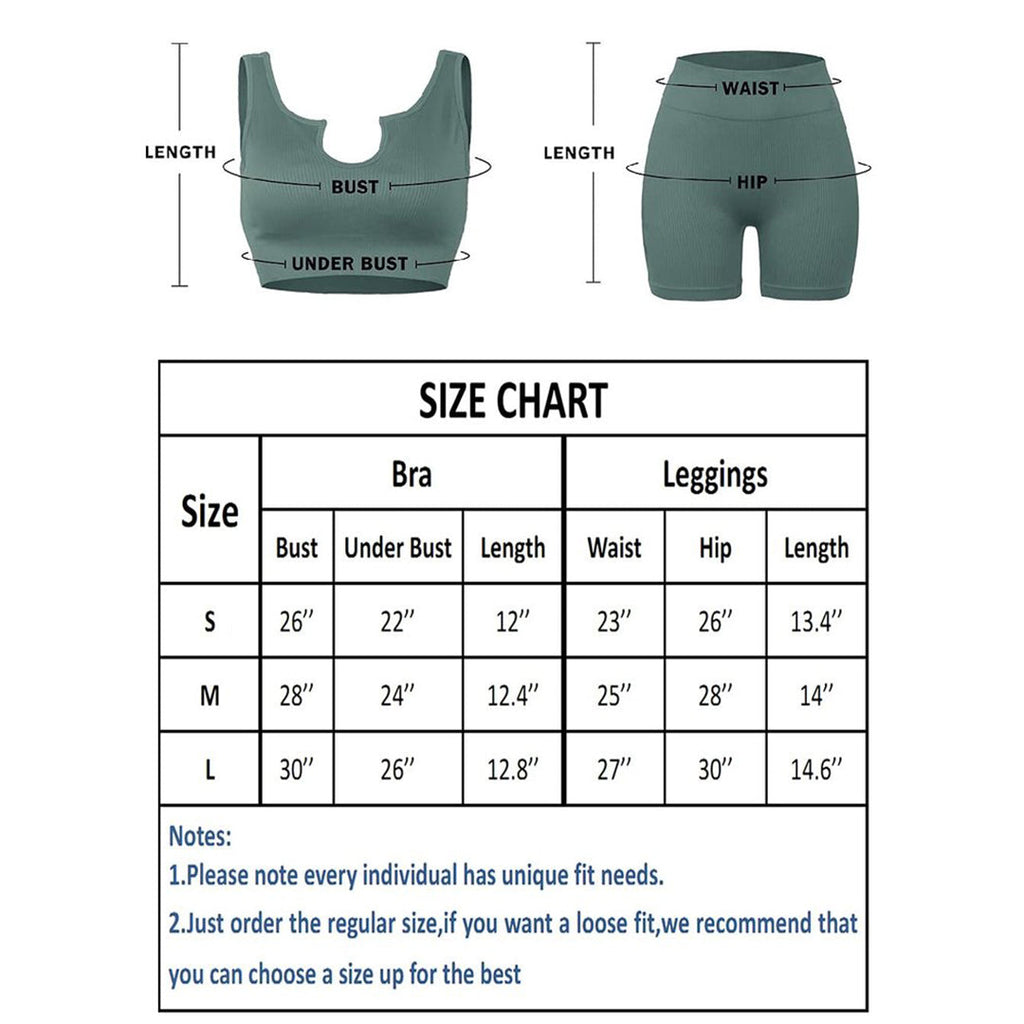 High Waist Running Shorts + Yoga Crop Top Sets(BUY 2 FREE SHIPPING)