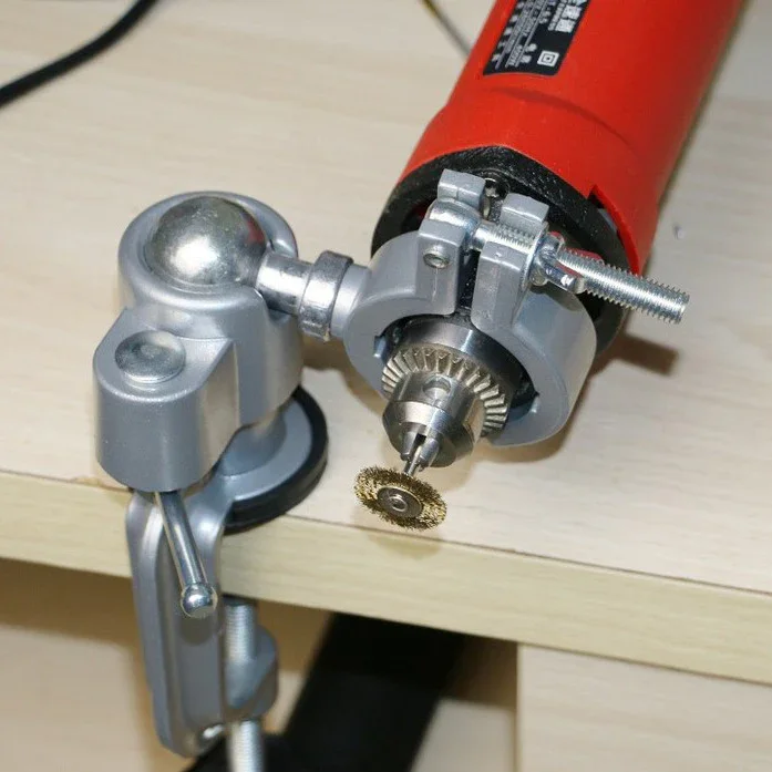 Electric grinder, electric drill universal rotating fixed bracket