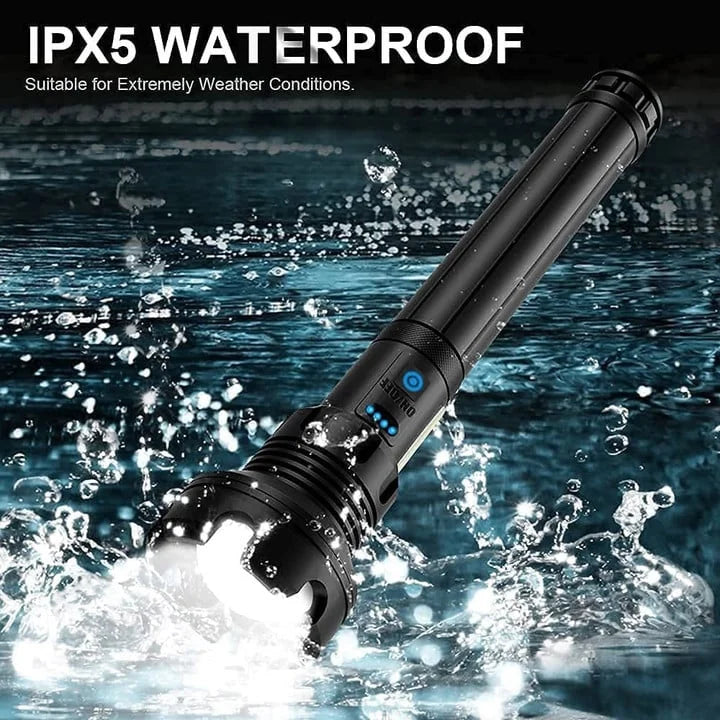 🏠LED Rechargeable Tactical Laser Flashlight
