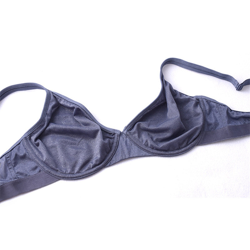 Solid Ultra Thin Plus Size Bra