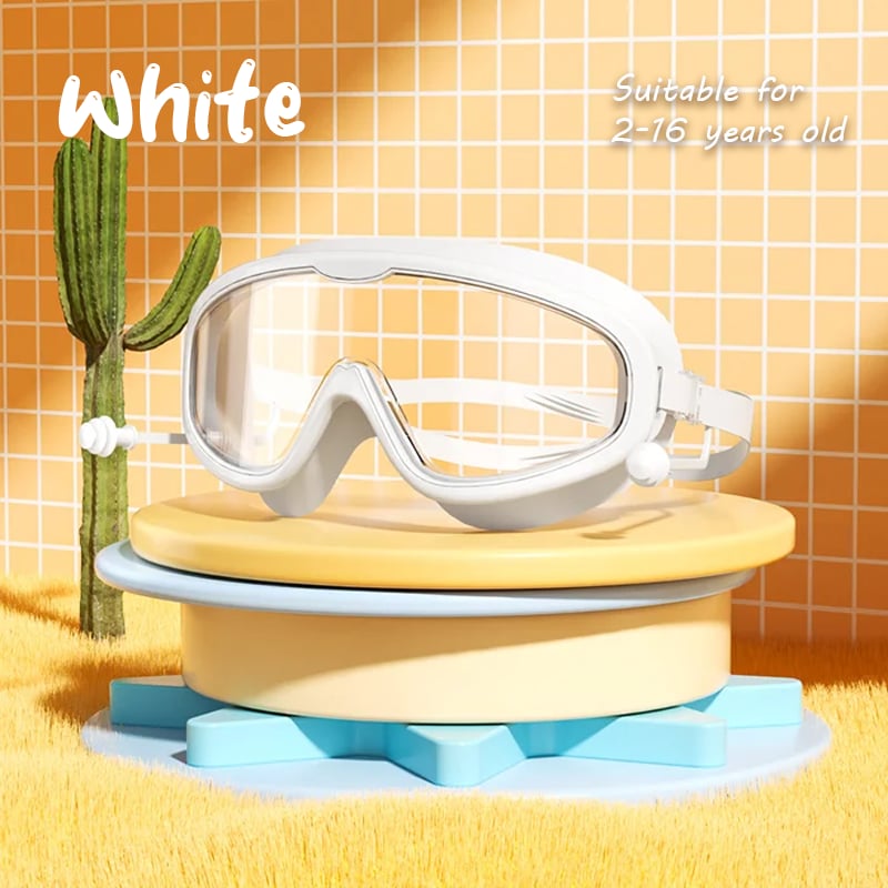 🎉Last day promotion🔥HD children's large frame waterproof and anti-fog swimming goggles