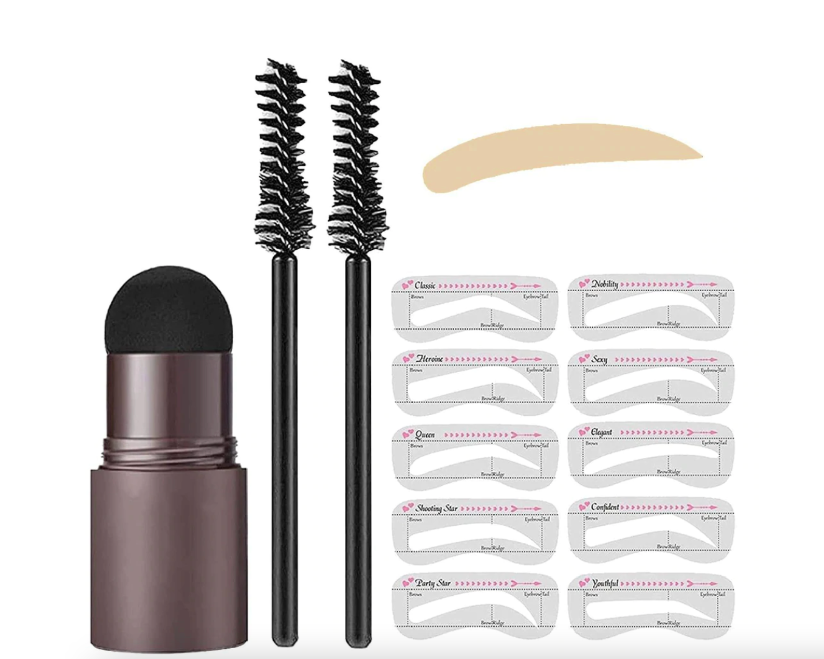 Juego de Plantillas de Maquillaje de Cejas 13 Piezas(Compra 2 envío gratis)