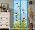 Colored magnetic anti-insect curtain