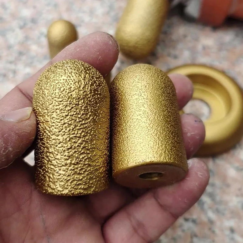Vacuum brazed circular grinding head abrasive