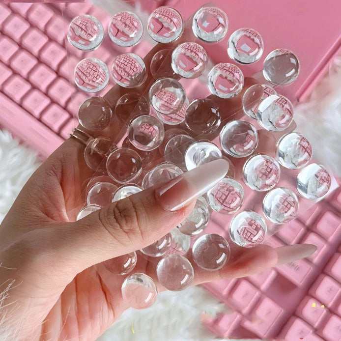 Transparent crystal keyboard sticker