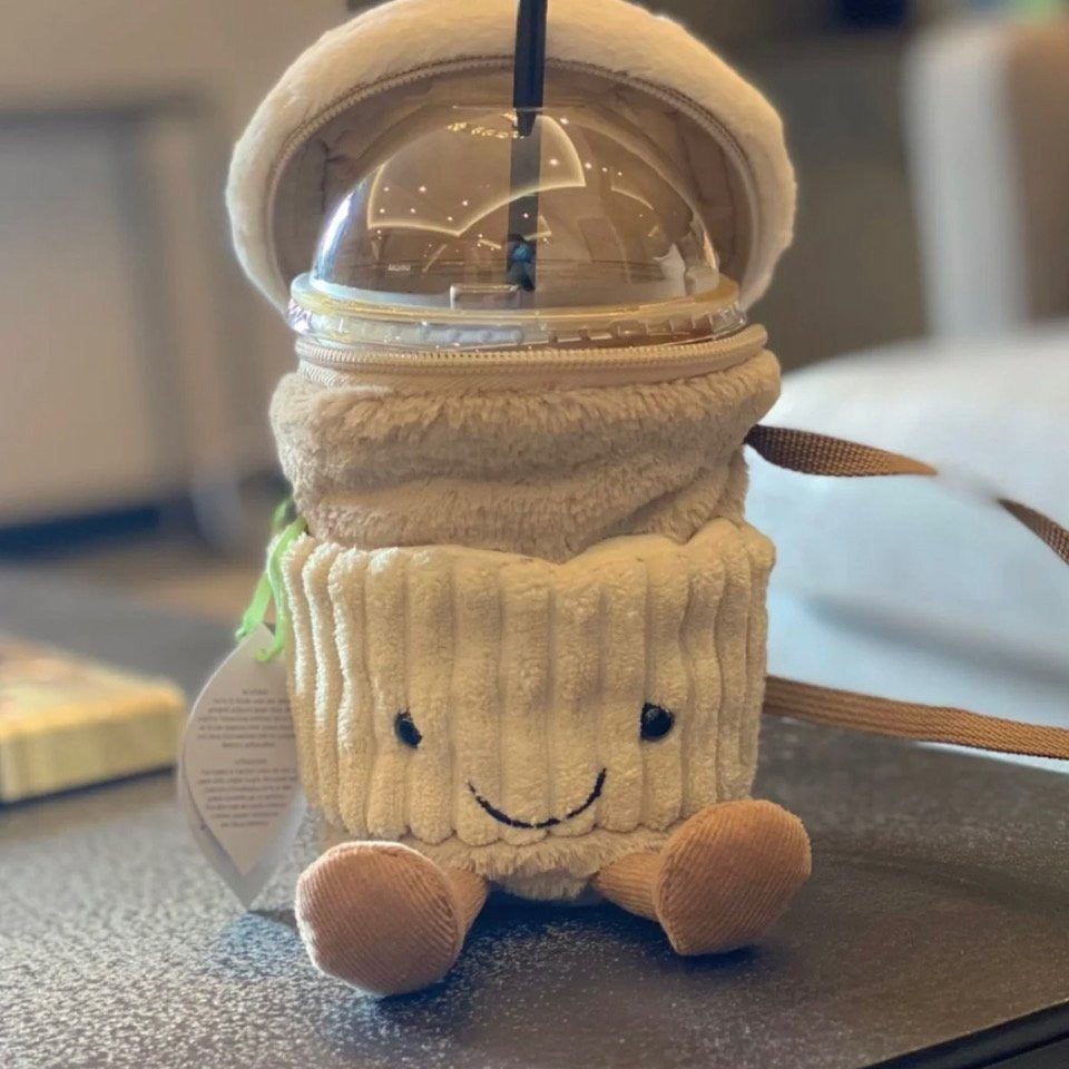 New crossbody travel milk tea cup holder