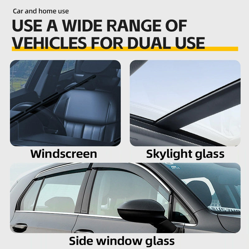 Car glass polishing liquid