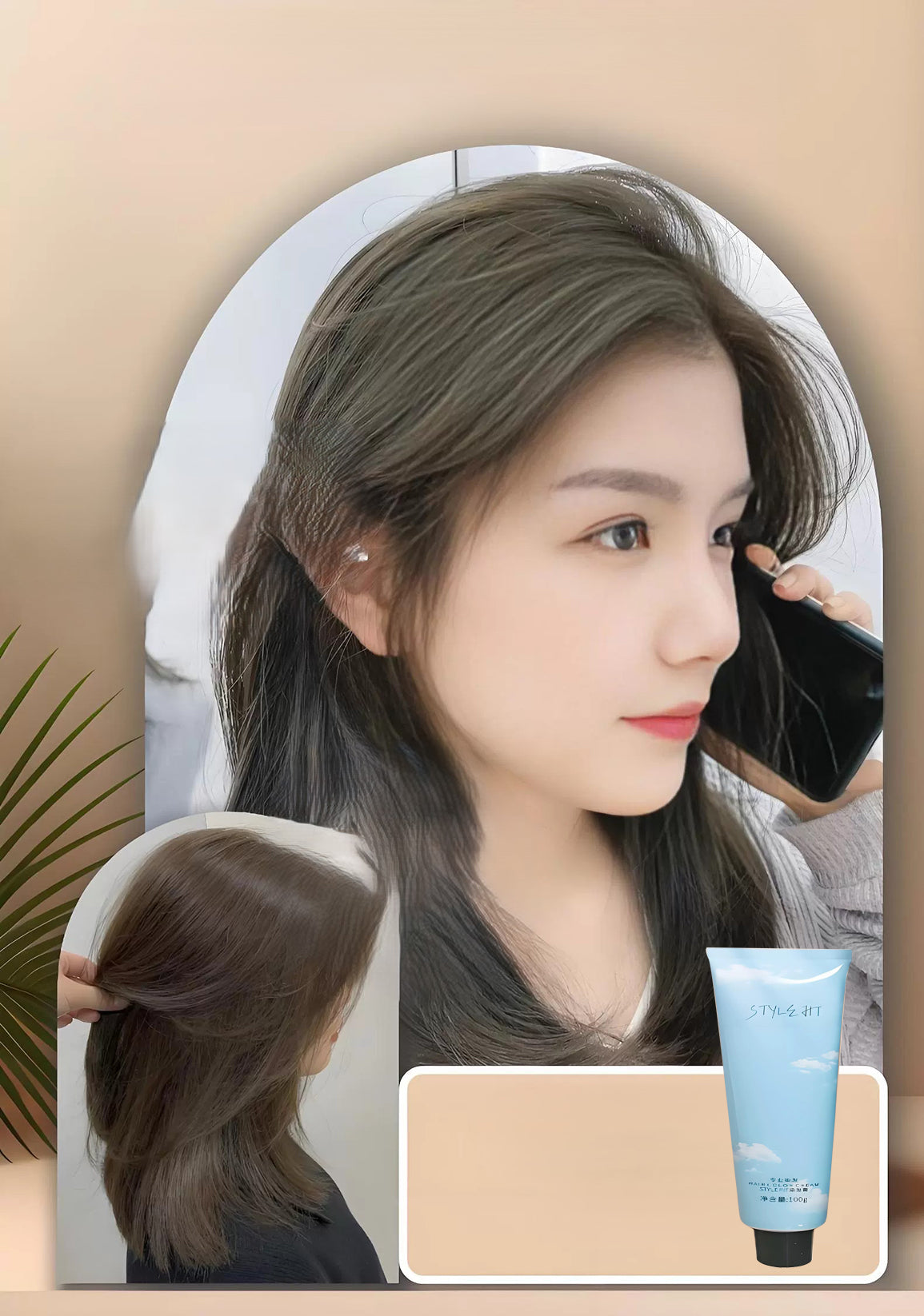 Hair dye for men and women
