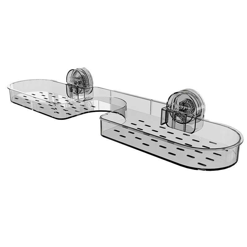 No-Punch Suction Cup Shelf Large Capacity