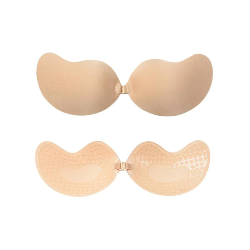 Self-adhesive push-up bra