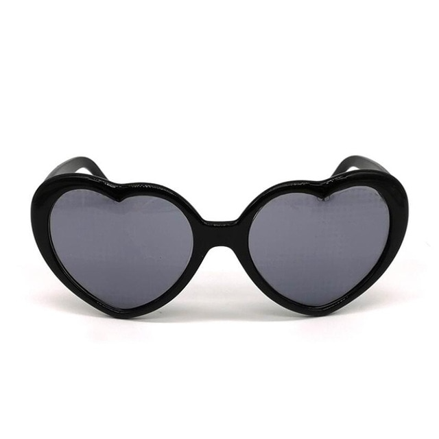 Retro heart-shaped glasses party eye protection sunglasses