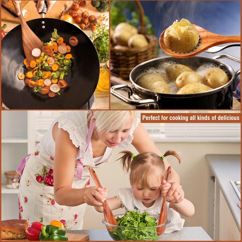 Teak Household Set Cooking Spatula Spoon