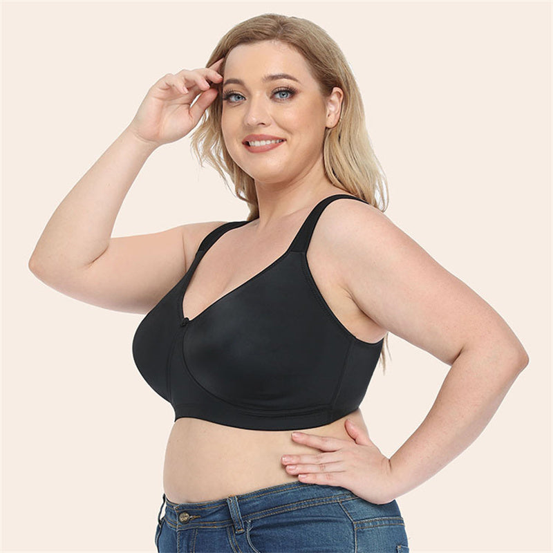 Full Cup Plus Size Glossy Bra
