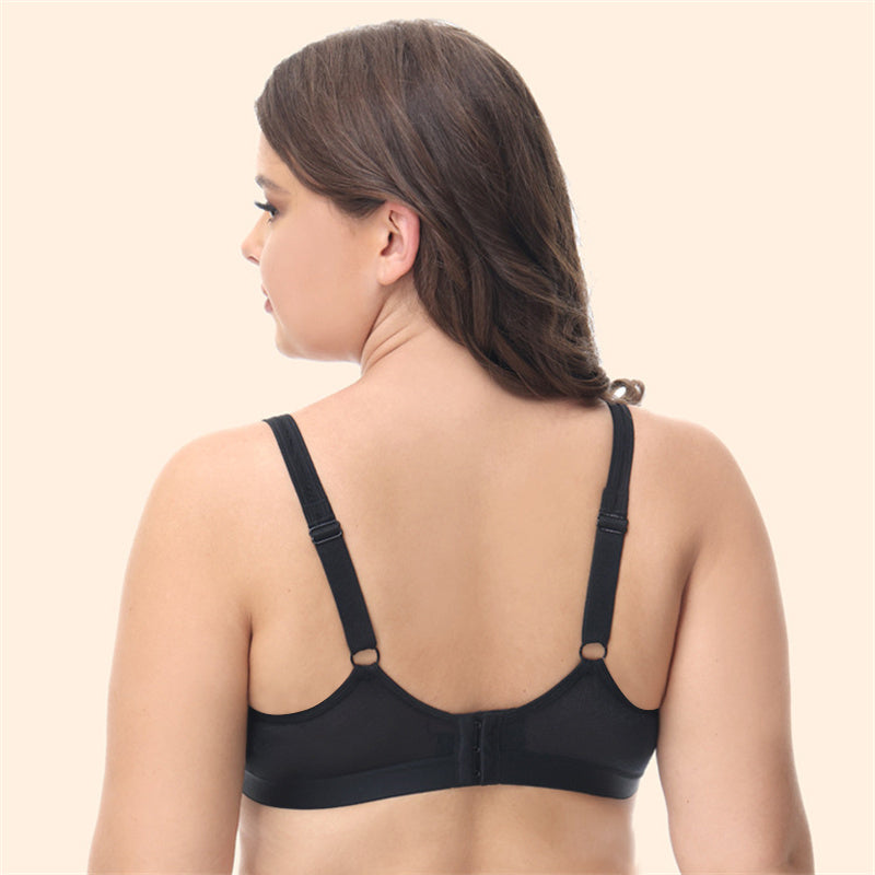 Solid Ultra Thin Plus Size Bra