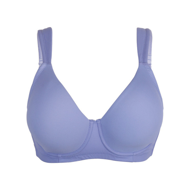 Solid Color Unwired Full Cup Bra
