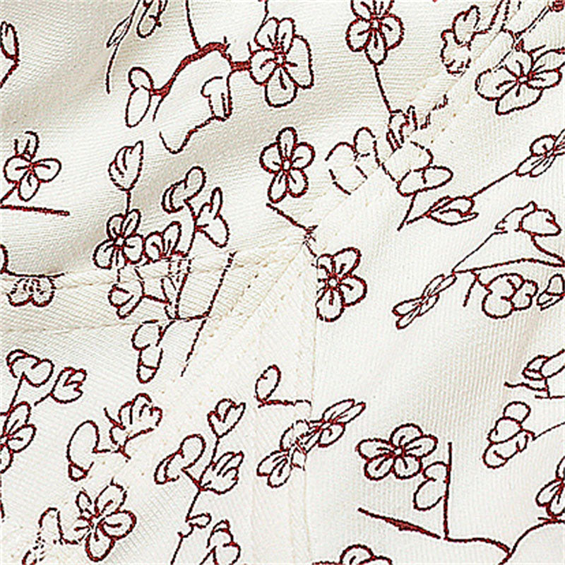 Chinoiserie Print Wide Strap Bra
