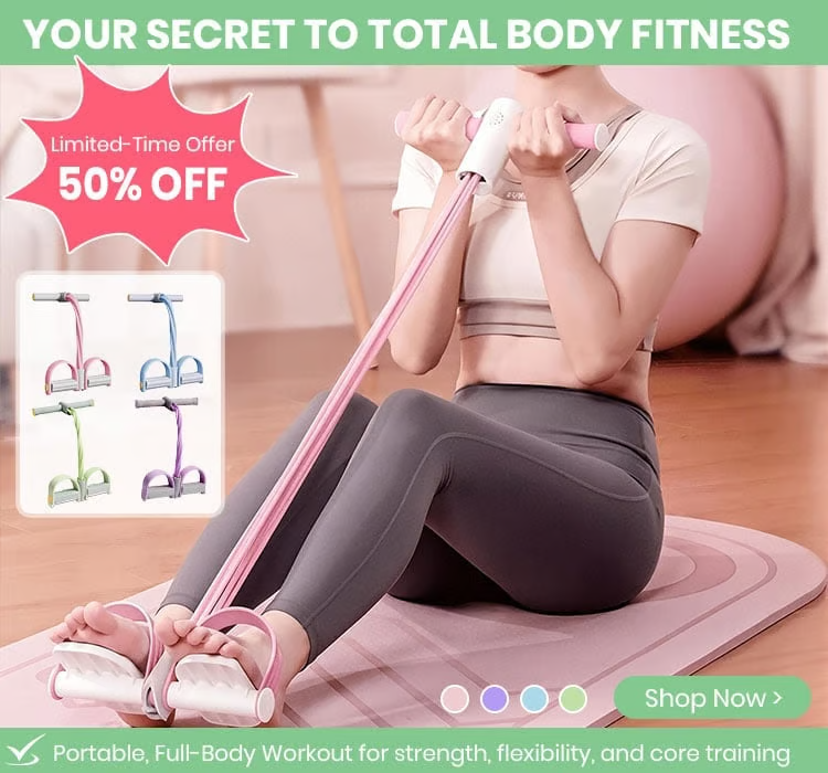 💪 Multifunction Pedal Resistance Band🏋️