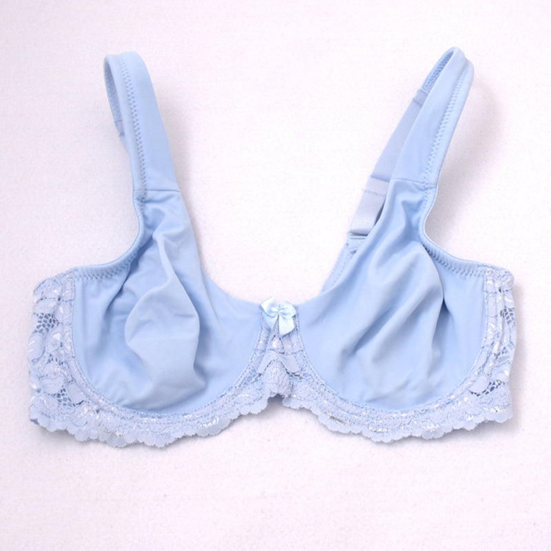 Wide Strap Lace Hem Bra