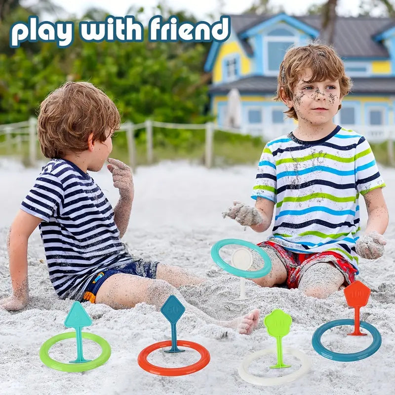 Fun ring toss beach toys