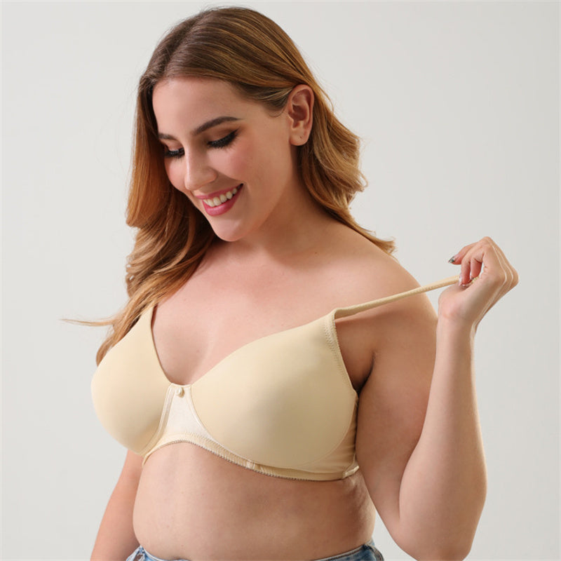 Yellow Push-Up Wide Straps Bra