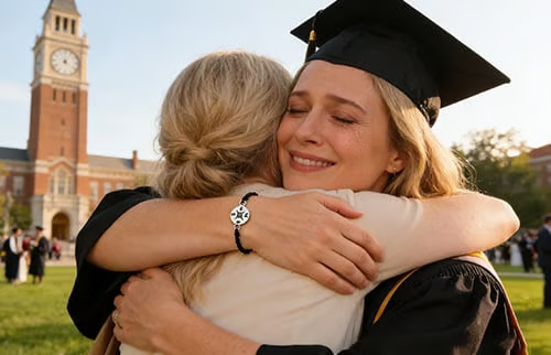 Graduation Commemorative Bracelet （Includes Doctoral Cap Box）