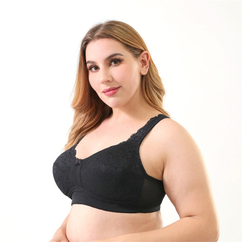 Black Lace Sexy Wireless Bra