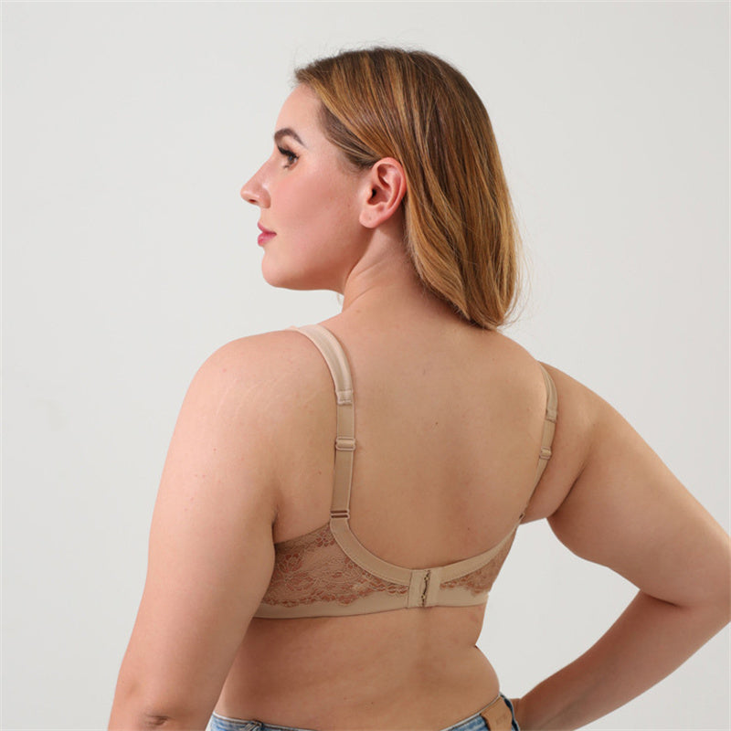 Seamless Anti-Sagging Wide Strap Bra