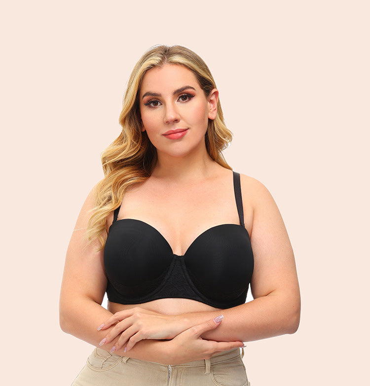 Strapless Dress Half Cup Lace Bra