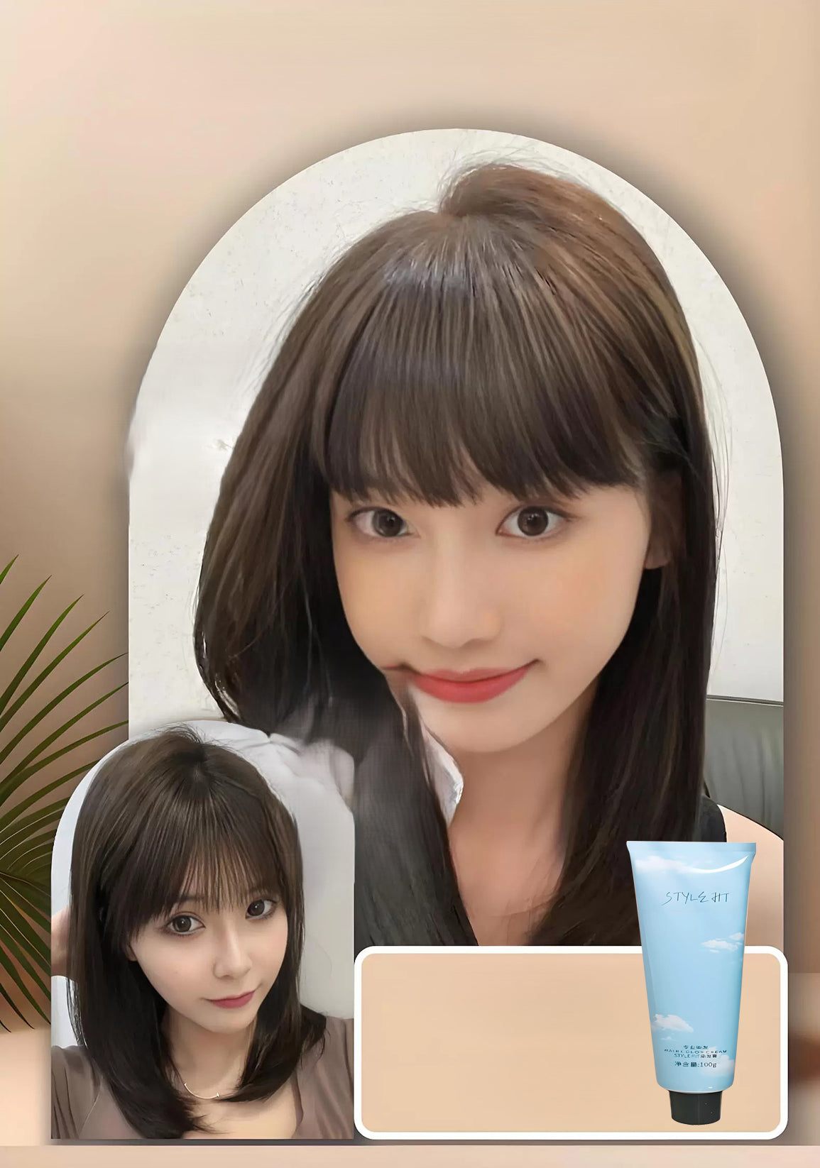Hair dye for men and women