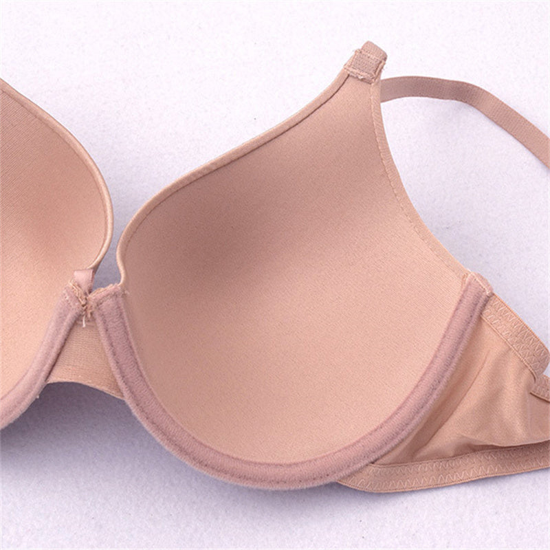 Solid Ultra-thin Push up Bra