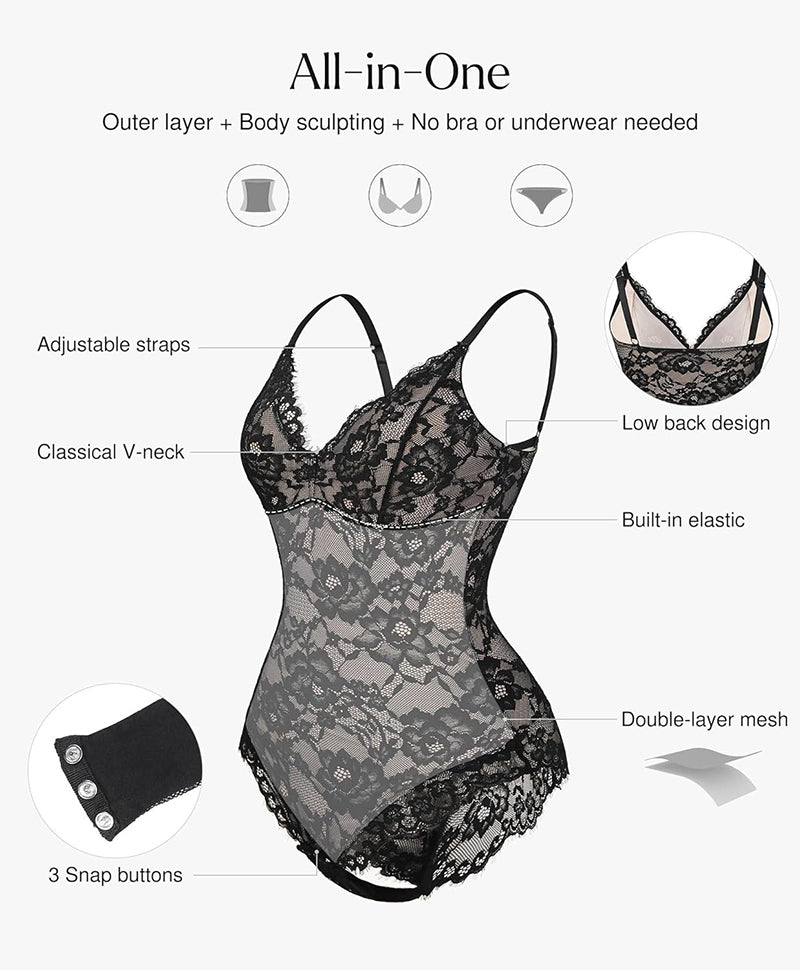 Sexy lace bodysuit