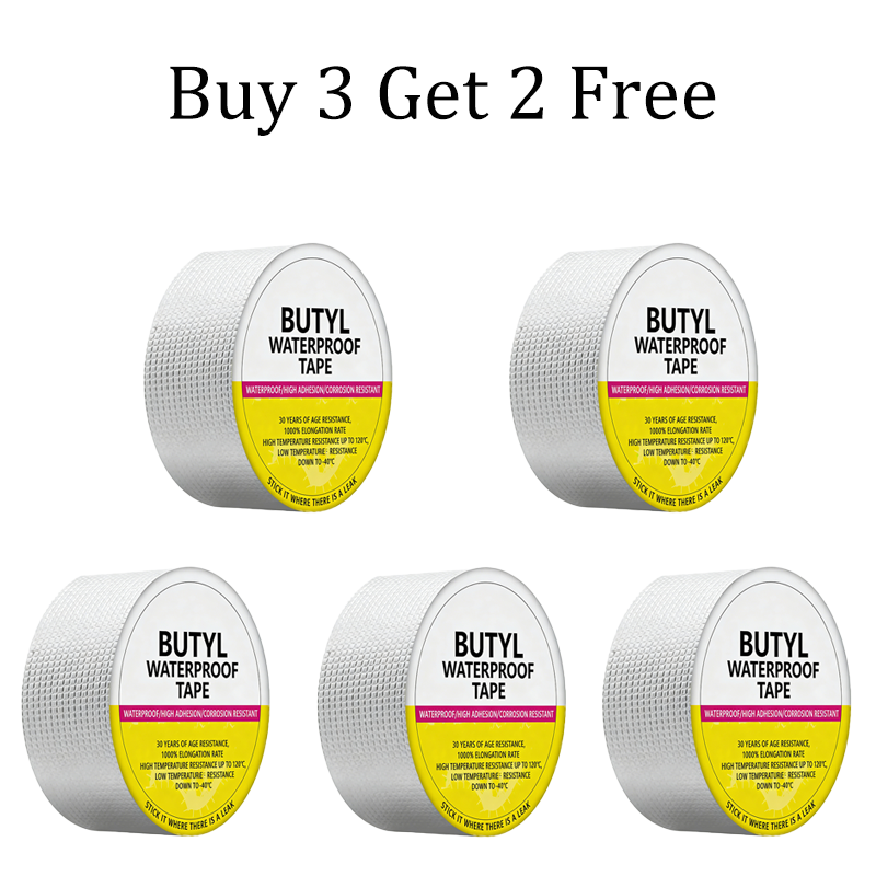 Butyl tape for roof leak prevention and waterproofing, strong self-adhesive