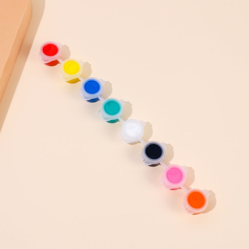 Pigment 8-piece acrylic paint for children's DIY painting