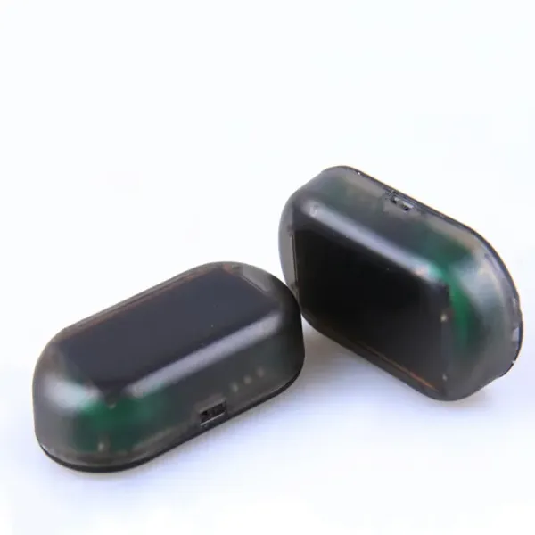 Solar simulation analog warning flashing light alarms