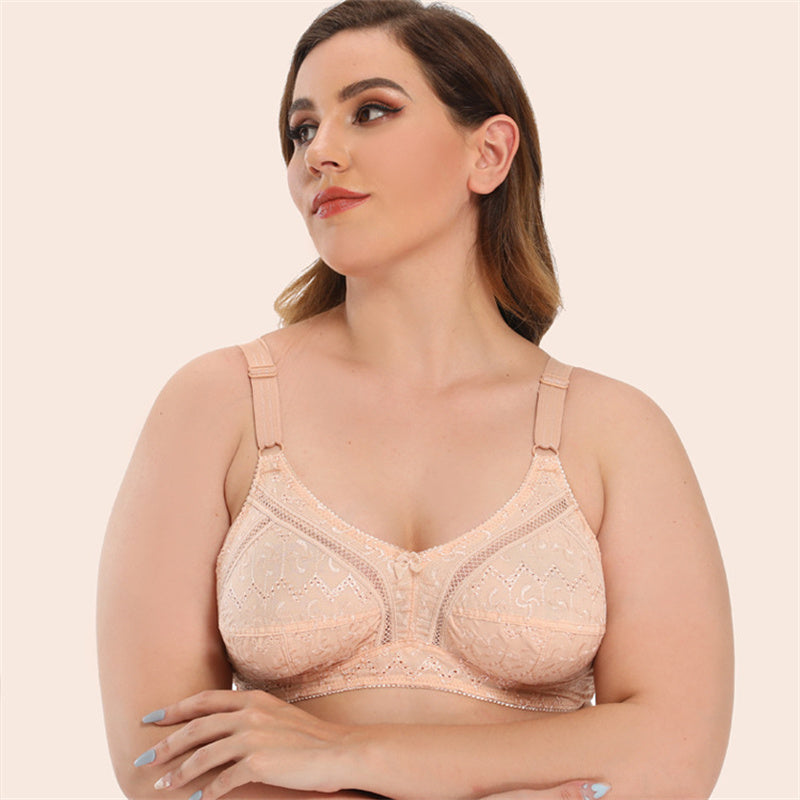 Jacquard Unwired Plus Size Bra