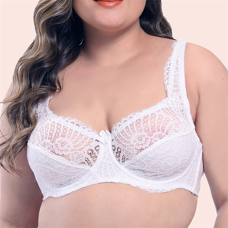 Lace Push Up Plus Size Bra