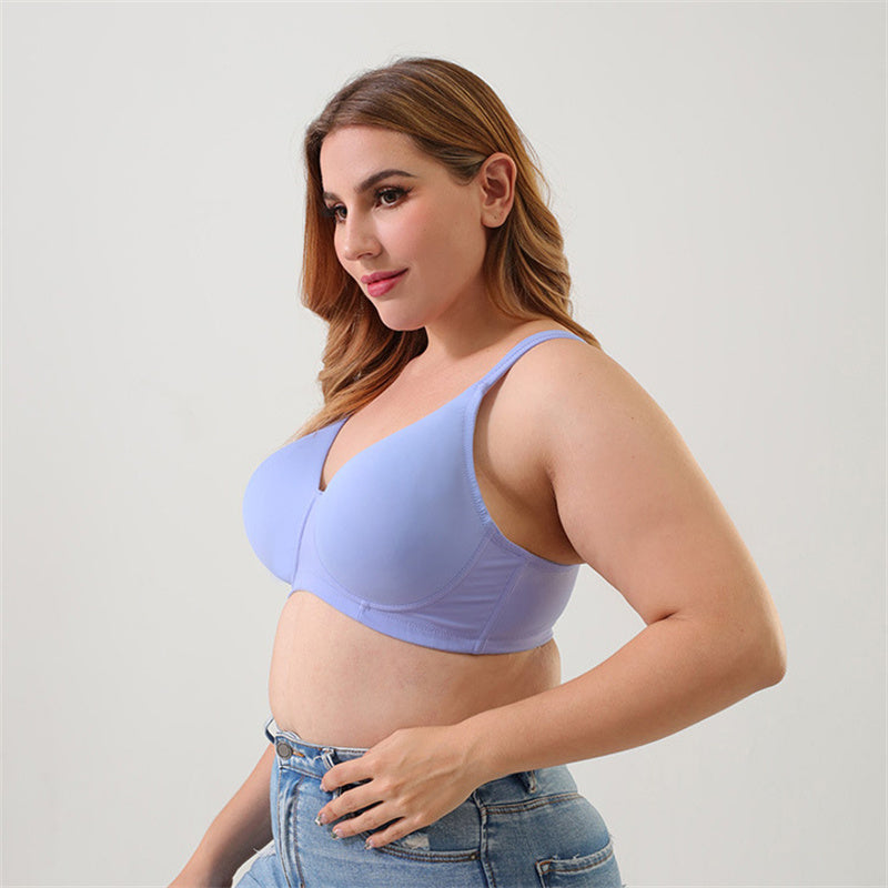 Solid Color Unwired Full Cup Bra