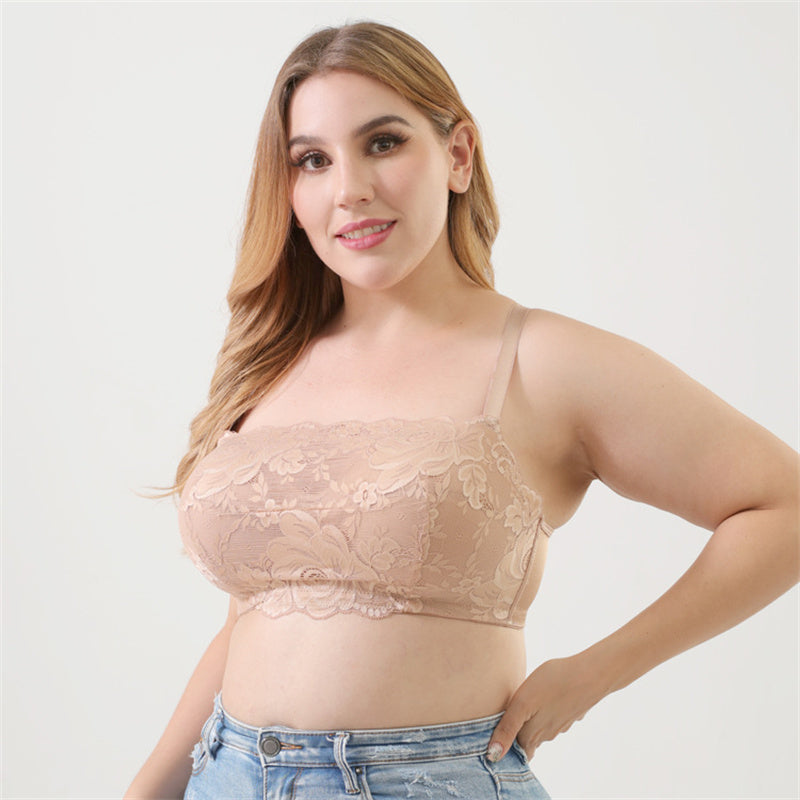 Tube Top Thin Lace Bra