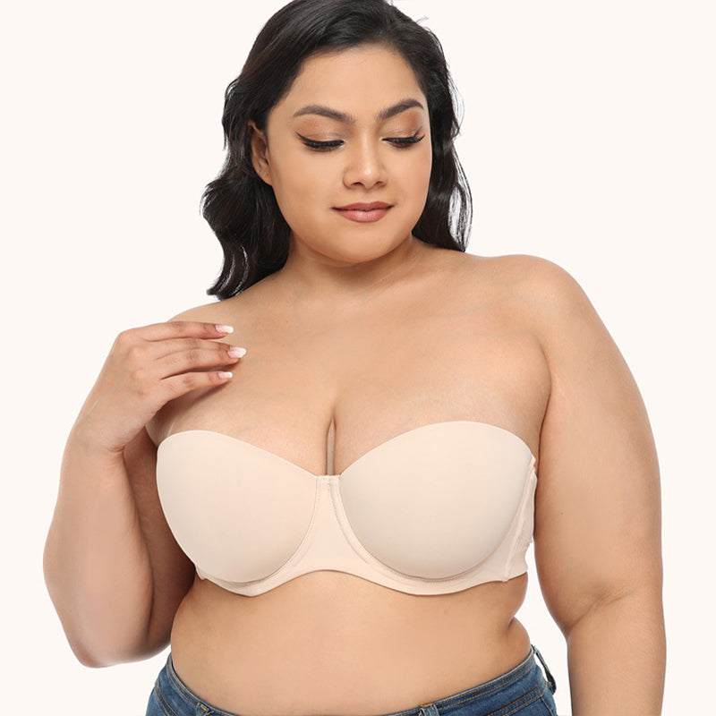 Strapless Non-Silicone Non-Slip Bra