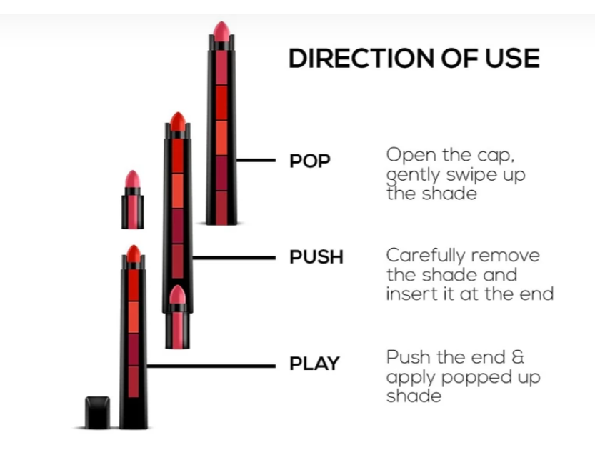 2022 5 IN 1 MATTE LIPSTIK