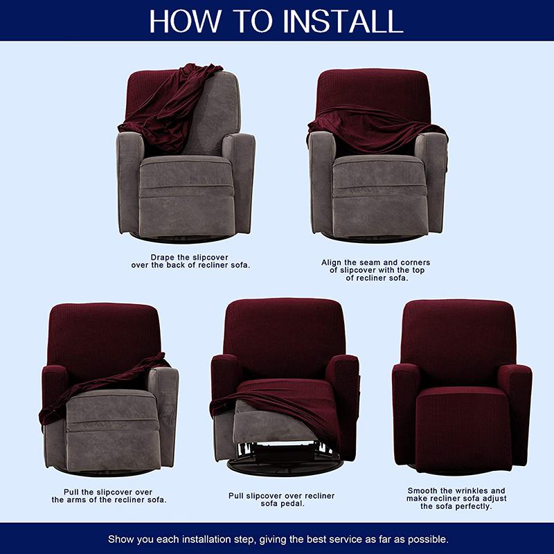 Stretchable Recliner Slipcover