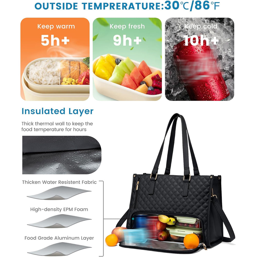 Women's Insulated Lunch Box Tote