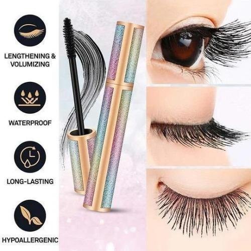 2022 4D Galaxy Waterproof Silk Fiber Thick Lengthening Mascara