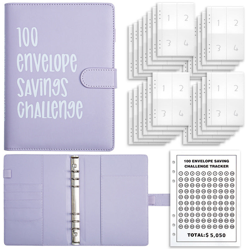 100 Envelope Savings Challenge -- Notebook