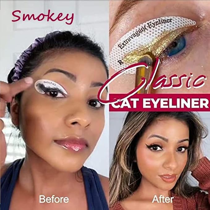 New Eyeshadow/Eyeliner Makeup Template Stickers