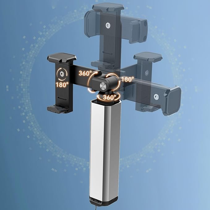 Travel mobile phone holder portable rotating holder