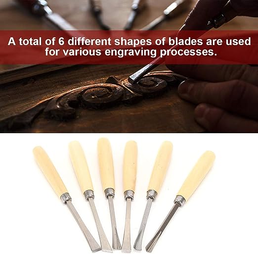 6-Piece Wood Chisel Tool Set