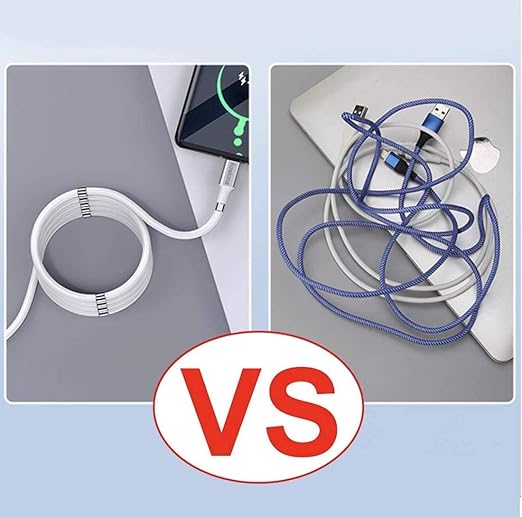 Portable fast charging cable magnetic suction